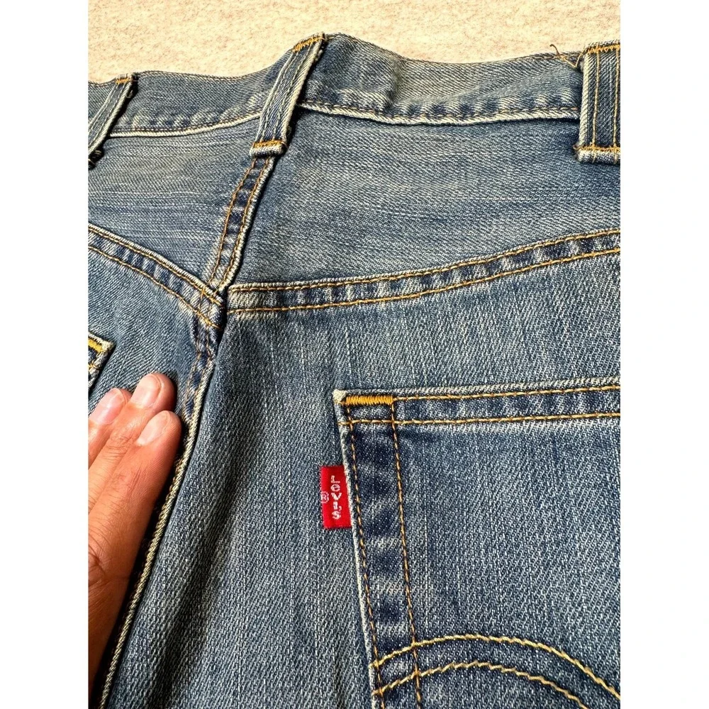 VTG Levis 501‎ Original Fit Jeans Mens 38x30 Blue Denim Button Fly Straight Leg